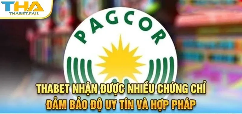Thabet được chứng nhận bởi những cơ quan mang thẩm quyền hàng đầu