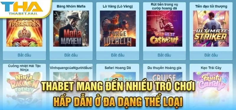Hệ thống trò chơi đẳng cấp thuộc nhiều thể loại đa dạng khác nhau